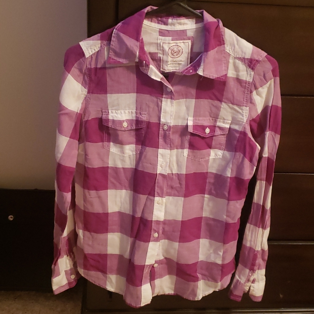 Plaid button up